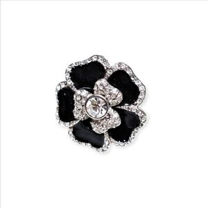 Lia Sophia "Dahlia" Flower Cocktail Ring~Size 8.5
